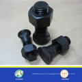 Óxido de aço Black Bolt Hex Bolt Flange Bolt